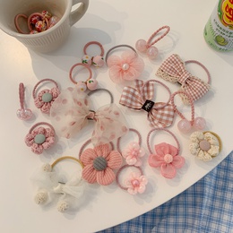 Cute Flower Bow Knot Cloth Rubber Band 1 Setpicture10