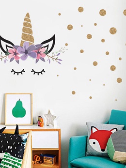 Cute Unicorn Home Decoration Dorm Room Wall Stickerspicture6