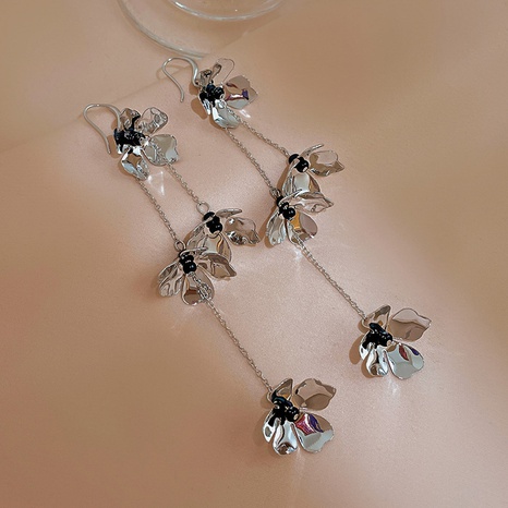 Fashion Tassel Flower Alloy Earrings's discount tags