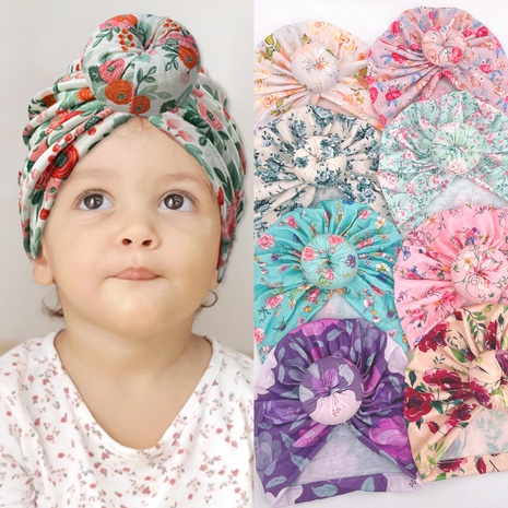 Petites Filles Mode Fleur Sertissage Chapeau de Bébé's discount tags