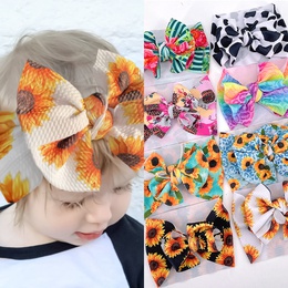 Fashion Bow Knot Cloth Flower Hair Bandpicture13