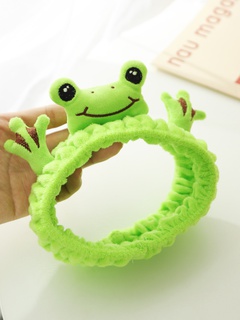 Bandeau de couture en forme de grenouille de dessin animé imprimé à la mode