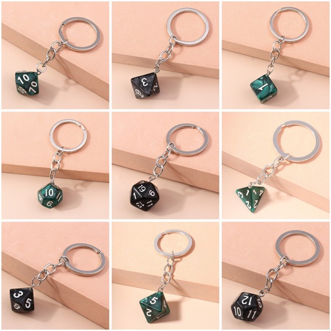 Personalized Fun Multi-Sided Dice Keychain's discount tags
