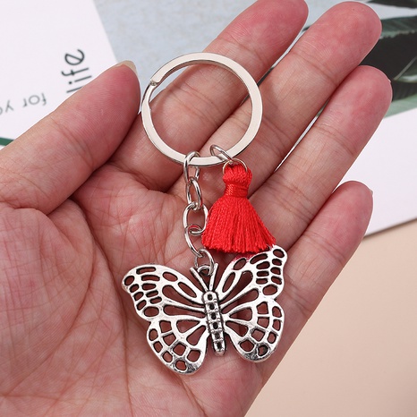 Retro Tassel Butterfly Keychain's discount tags