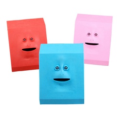 New Exotic Creative Face Bank Human Face Intelligent Induction Money Box Electric Piggy Bank Coin Bank Toy
