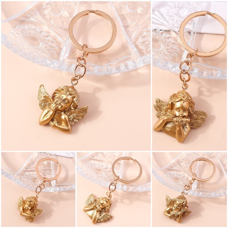 Cute Personality Angel Pendant Keychain's discount tags