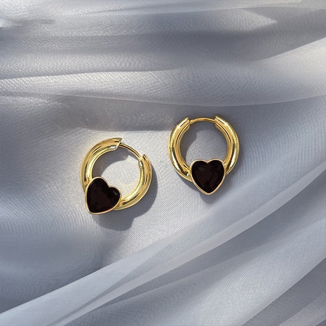 Fashion Heart Shape Copper Earrings Plating Copper Earrings's discount tags