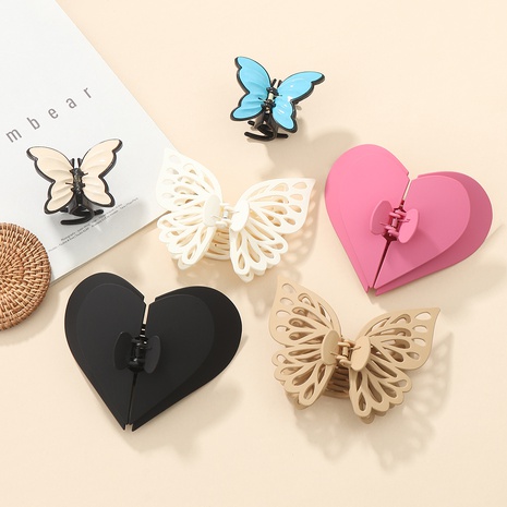 Cute Butterfly Resin Bow Knot Hair Clip 1 Piece's discount tags