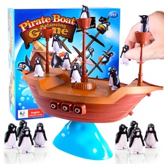 Balance Penguin Piraten schiff Spaß und Nervenkitzel Eltern-Kind-Erleuchtung interaktives Freizeit-Tischs piel für Kinder