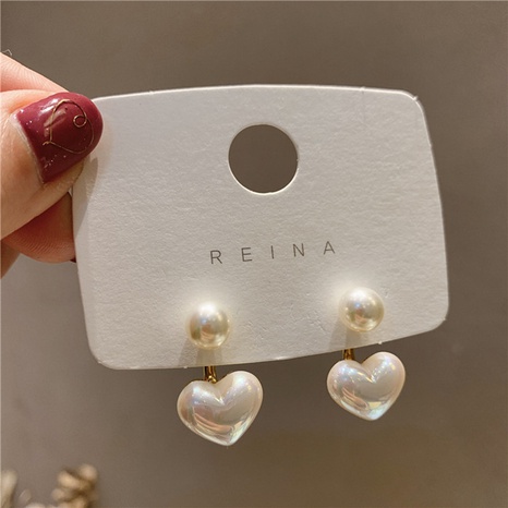 Sweet Heart Shape Metal Plating Earrings's discount tags