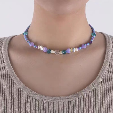 Süß Geometrisch Kunststoff Perlen Perlen Halskette's discount tags