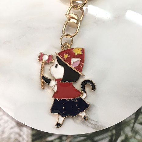 Cute Cartoon Character Alloy Plating Keychain 1 Piece's discount tags