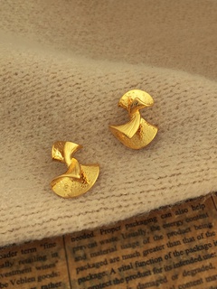 Koreanische Art Geometrisch Kupfer Ohrstecker Überzug Kupfer Ohrringe
