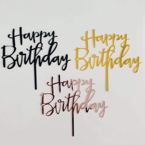Letter Arylic Party Cake inserting card Cake Decorating Supplies's discount tags