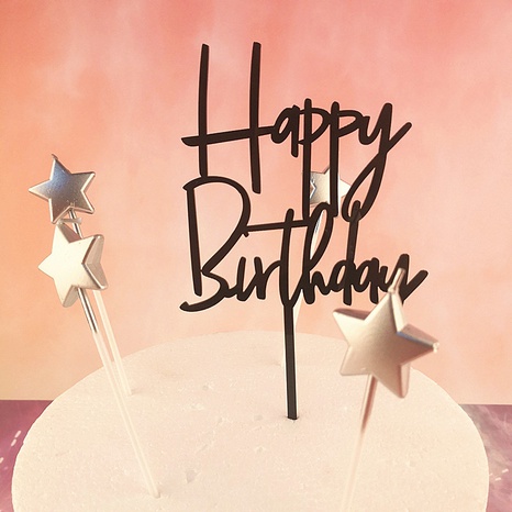 Letter Arylic Cake Decorating Supplies Birthday's discount tags
