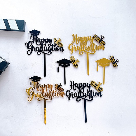 Letter Arylic Graduation Cake Decorating Supplies's discount tags
