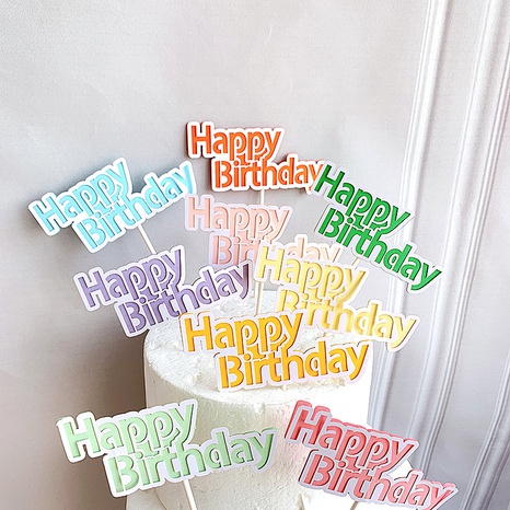 Letter Paper Birthday Cake Decorating Supplies's discount tags
