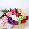 Rosas de simulacin toque hidratante boda ramo de flores falsaspicture24