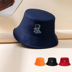 Unisex Casual Dinosaur Printing Wide Eaves Bucket Hat