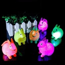 Boden schub quelle Kaninchen leuchtende haarige Ball Kinder blitz entlftung Spielzeug Hgelball Kaninchen kreativer Nacht marktpicture10