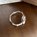 Einfacher Stil Rose Kupfer Offener Ring Kupfer Ringepicture10