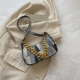 Streetwear Color Block Chain Zipper Underarm Bagpicture15