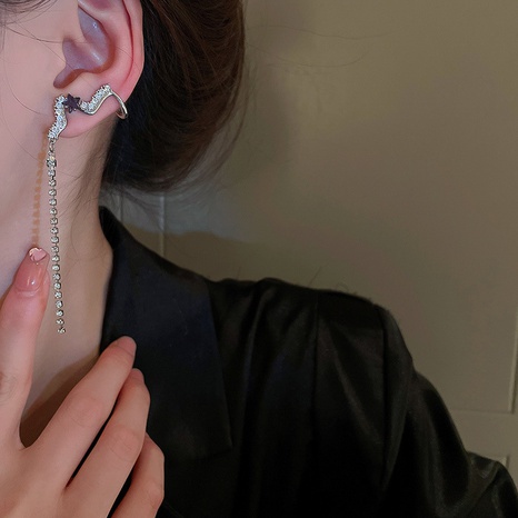Moda Estrella Aleación Circón Pinzas para las orejas's discount tags