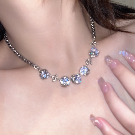 Moda Geométrico Aleación Diamante De Imitación Collar's discount tags