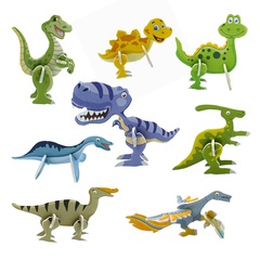 Kinder Nette Cartoon Dinosaurier Form Drei-Dimensional Kleine Puzzle Spielzeug