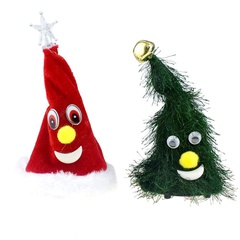 Weihnachten Weihnachtsmütze Kunststoff Gruppe Ornamente