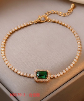 bracelet gomtrique de fleur de zircon de mode style coren simple bijoux de main en acier de tianiumpicture33