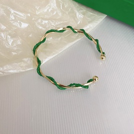 bracelet gomtrique de fleur de zircon de mode style coren simple bijoux de main en acier de tianiumpicture28