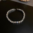 fashion zircon flower geometric bracelet Korean style simple tianium steel hand jewelrypicture77