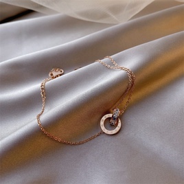 bracelet gomtrique de fleur de zircon de mode style coren simple bijoux de main en acier de tianiumpicture43