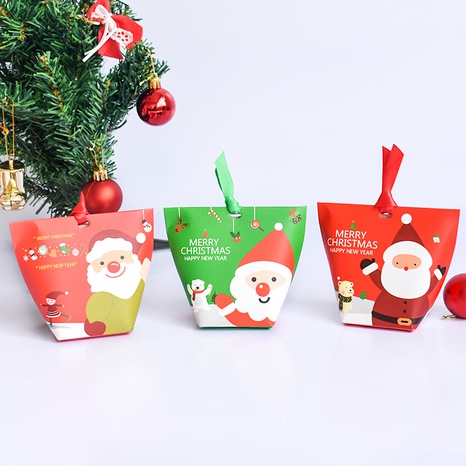 Weihnachten Süß Weihnachtsmann Tuch Gruppe Zubehör für Geschenkverpackungen's discount tags