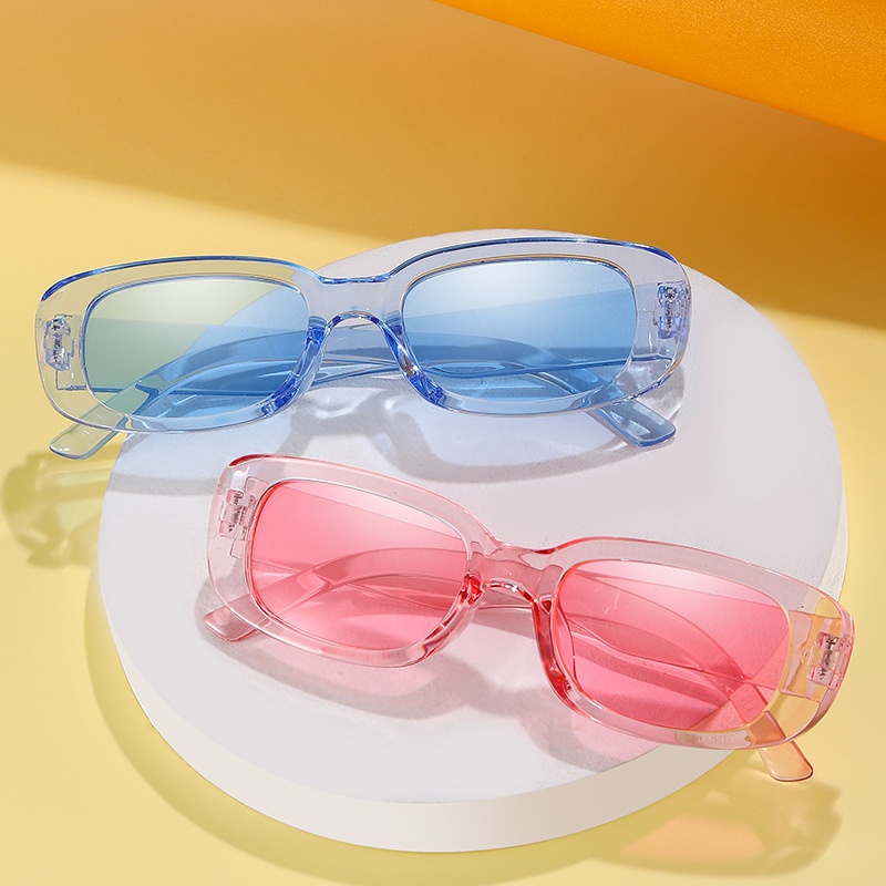 Fashion Color Block Pc Square Full Frame Womens Sunglasses