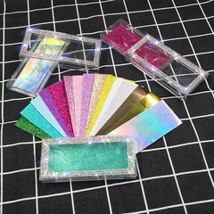 Tirador de ventana Multi-Tarjeta de fondo de Color uno-Paquete de par de pestañas postizas