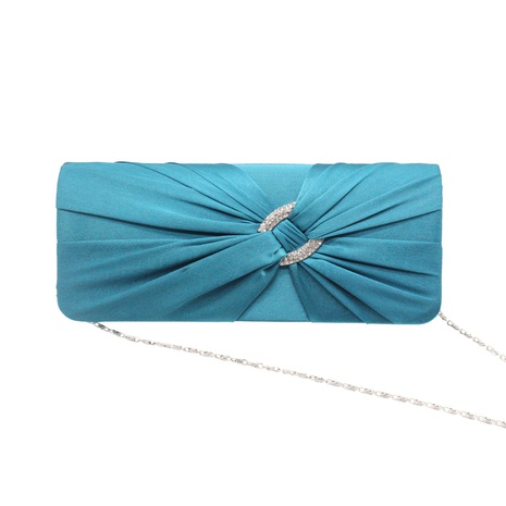 Women'S Medium All Seasons Polyester Solid Color Fashion Rhinestone Square Magnetic Buckle Evening Bag's discount tags