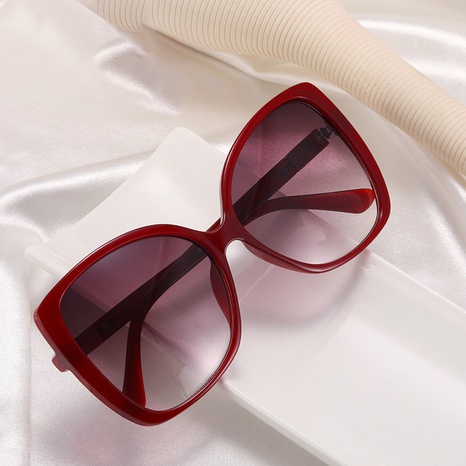 Unisex Fashion Solid Color PC Polarized Light Square Metal Full Frame Sunglasses's discount tags