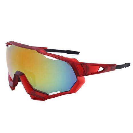 Men'S Sports Geometric Pc Oval Frame Full Frame Sunglasses's discount tags