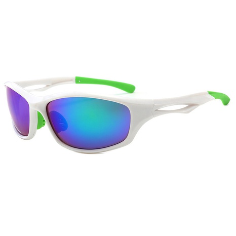 Unisex Sports Color Block Pc Oval Frame Full Frame Sunglasses's discount tags