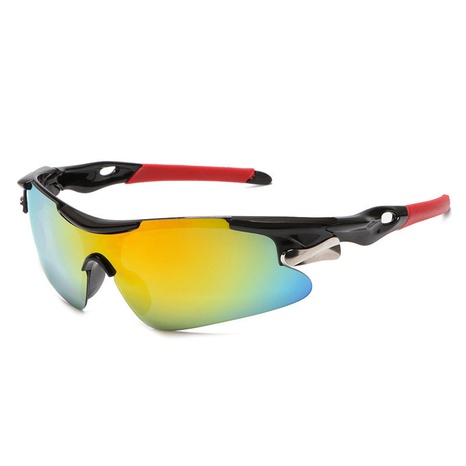 Men'S Sports Geometric Pc Oval Frame Half Frame Sunglasses's discount tags