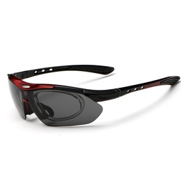 Unisex Sports Geometric Pc Square Clips Sunglassespicture8