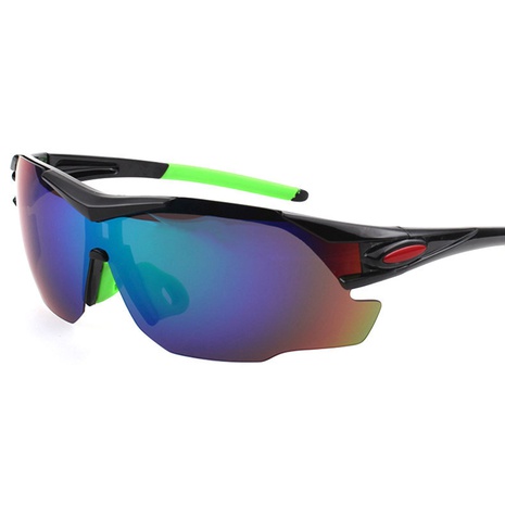 Men'S Sports Color Block Tac Square Half Frame Sunglasses's discount tags