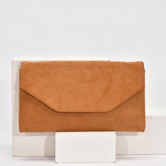 PU Leather Solid Color Square Clutch Evening Bag