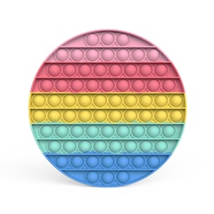 20cm runde Macaron Farbe Puzzle Druck Relief Spielzeug Blase Zappeln Sensorischen Spielzeug