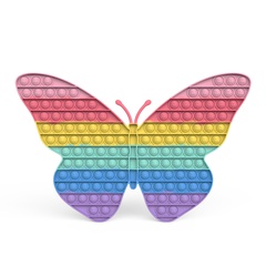 Übergroßen Regenbogen Farbe Schmetterling Form Puzzle Stress Relief Spielzeug
