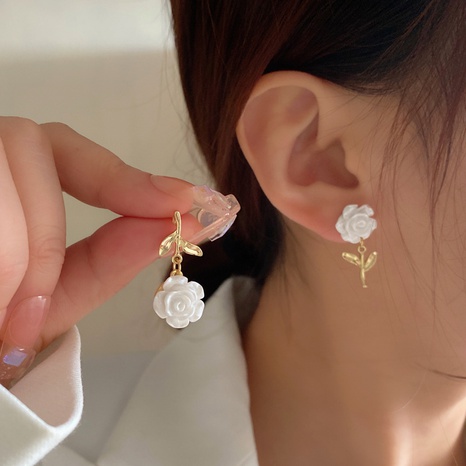 Sweet Flower Alloy Earrings's discount tags