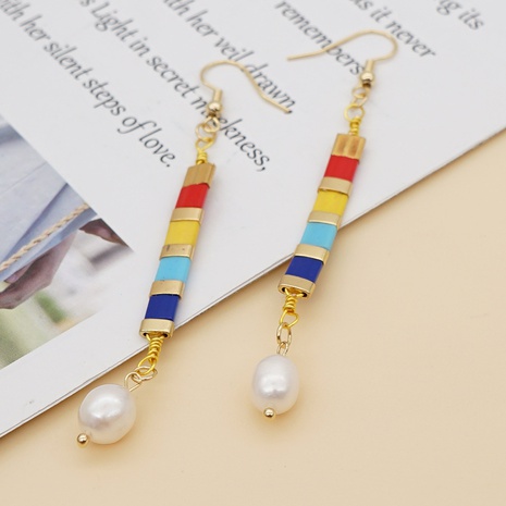 Bohemian Pearl Synthetics Artificial Pearls Earrings's discount tags