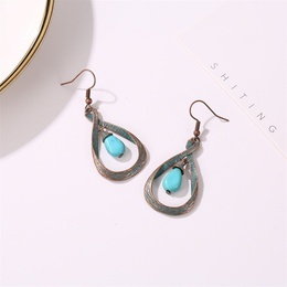 Bohemian Geometric Alloy Plating Turquoise WomenS Drop Earrings 1 Pairpicture13